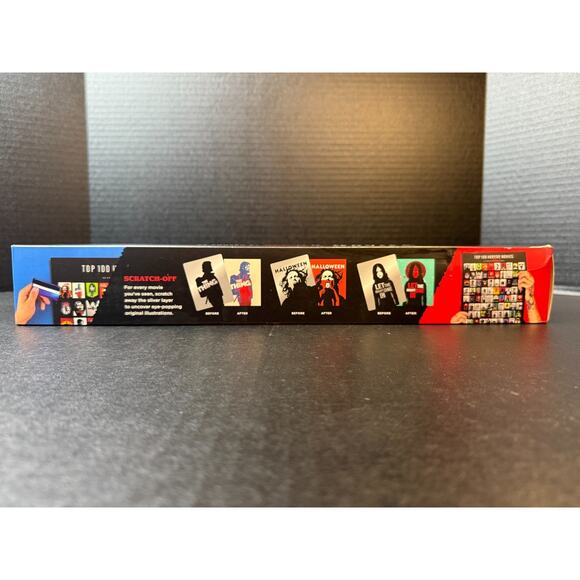 Curious Charts Official Fangoria Horror Movie Scratch Off Poster Top 100 *READ - Picture 5 of 8